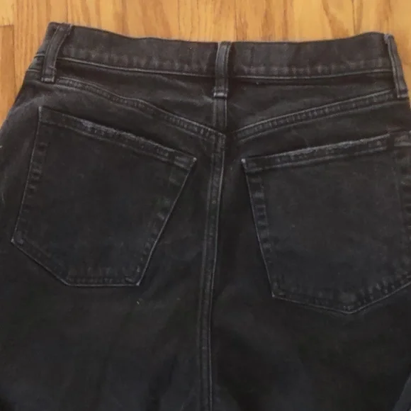 Abercrombie & Fitch Black Straight Leg Jeans Size 28/6L - Picture 10 of 11